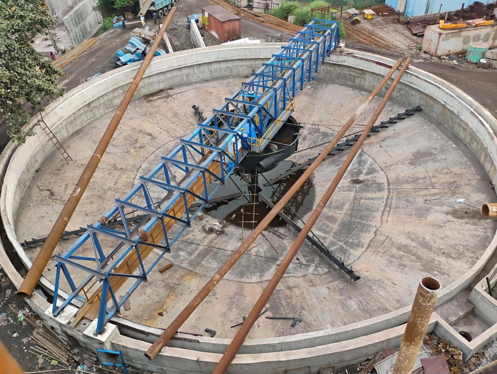 Industrial construction site